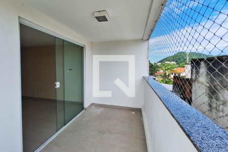 Varanda da Sala de kitnet/studio à venda com 1 quarto, 40m² em Itaipu, Niterói