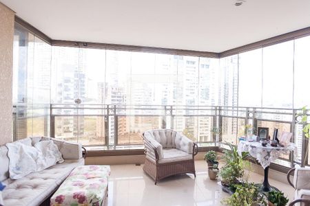 varanda sala de apartamento à venda com 4 quartos, 271m² em Vila da Serra, Nova Lima