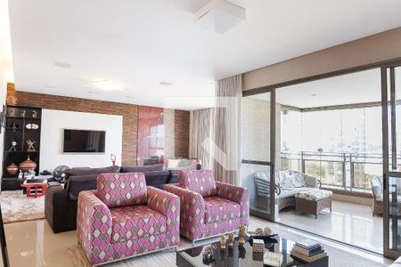 sala  de apartamento para alugar com 4 quartos, 271m² em Vila da Serra, Nova Lima