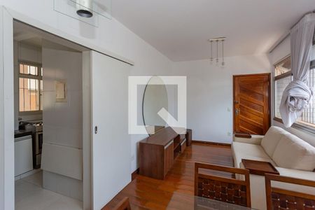 Sala  de apartamento à venda com 2 quartos, 70m² em Santo Antônio, Belo Horizonte