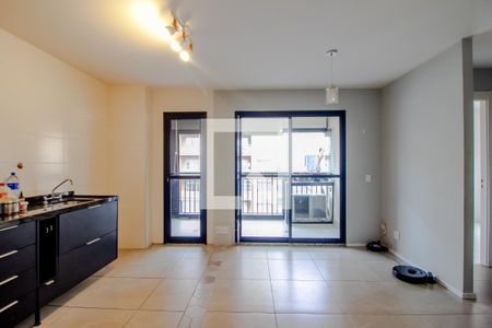 Sala/Cozinha de apartamento à venda com 2 quartos, 54m² em Campos Elíseos, São Paulo