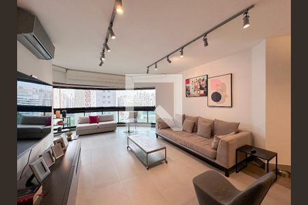 Sala de apartamento à venda com 4 quartos, 160m² em Campo Belo, São Paulo
