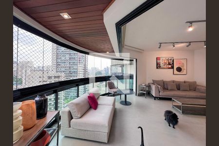 Sacada Integrada de apartamento à venda com 4 quartos, 160m² em Campo Belo, São Paulo