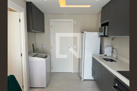 Sala/ Cozinha Integrada  de apartamento para alugar com 1 quarto, 33m² em Barra Funda, São Paulo