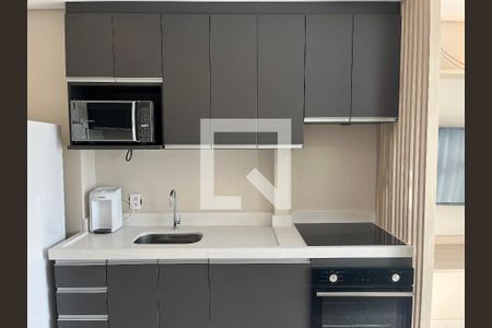 Sala/ Cozinha Integrada de apartamento à venda com 1 quarto, 33m² em Barra Funda, São Paulo