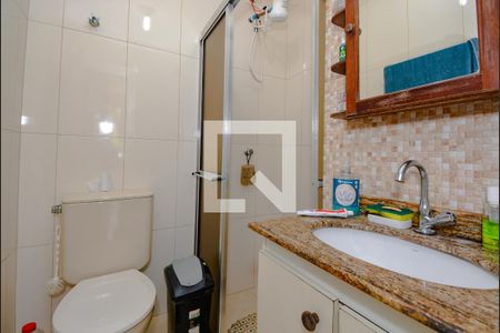 Banheiro de apartamento à venda com 1 quarto, 48m² em Demarchi, São Bernardo do Campo