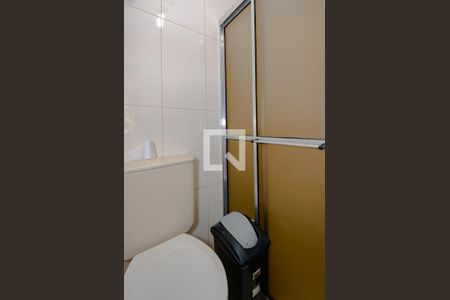 Banheiro de apartamento à venda com 1 quarto, 48m² em Demarchi, São Bernardo do Campo
