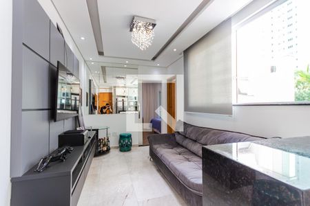 Sala de apartamento à venda com 1 quarto, 100m² em Campestre, Santo André
