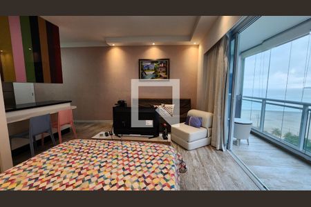 Sala de apartamento para alugar com 1 quarto, 44m² em Pompéia, Santos