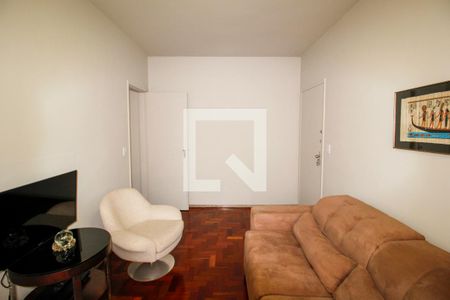 Sala de apartamento à venda com 3 quartos, 98m² em Santo Antônio, Belo Horizonte
