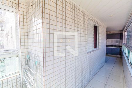 Varanda Gourmet de apartamento para alugar com 2 quartos, 76m² em Tupi, Praia Grande