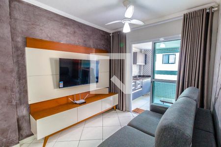 Sala de apartamento para alugar com 2 quartos, 76m² em Tupi, Praia Grande