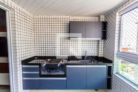Varanda Gourmet de apartamento para alugar com 2 quartos, 76m² em Tupi, Praia Grande