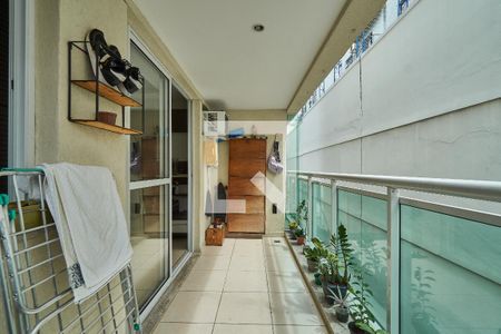 Sala Varanda de apartamento à venda com 3 quartos, 84m² em Grajaú, Rio de Janeiro