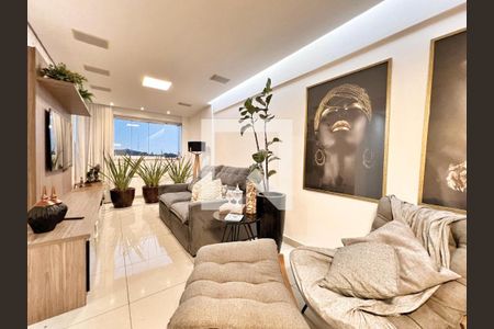 Sala  de apartamento à venda com 3 quartos, 75m² em Nova Suíça, Belo Horizonte