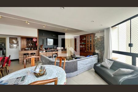 sala de apartamento à venda com 4 quartos, 160m² em Sion, Belo Horizonte