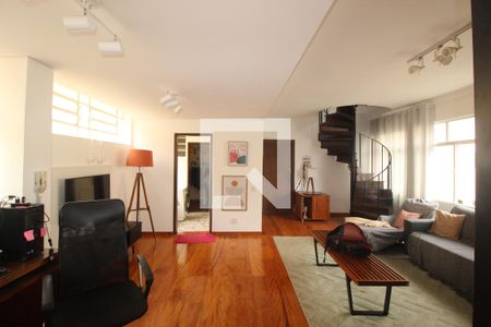 Sala de apartamento à venda com 2 quartos, 200m² em Santo Antônio, Belo Horizonte