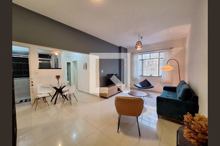 Sala de apartamento à venda com 2 quartos, 80m² em Botafogo, Rio de Janeiro