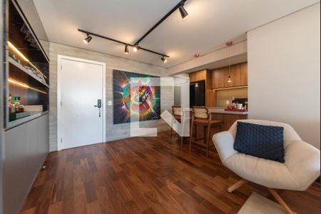 Sala de apartamento à venda com 2 quartos, 98m² em Cidade Monções, São Paulo