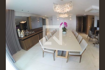 Sala de Jantar de apartamento à venda com 5 quartos, 265m² em Vila da Serra, Belo Horizonte