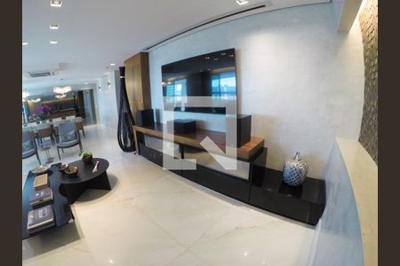 Sala de TV de apartamento à venda com 5 quartos, 265m² em Vila da Serra, Belo Horizonte