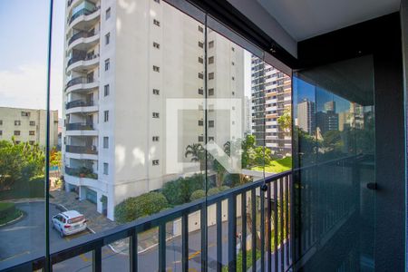 Varanda da Sala de apartamento à venda com 1 quarto, 33m² em Pinheiros, São Paulo