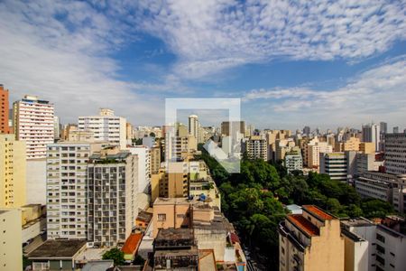 Vista da Varanda de apartamento à venda com 1 quarto, 44m² em Vila Buarque, São Paulo