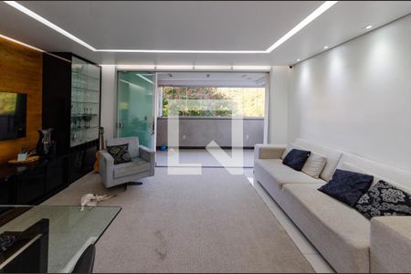 Sala de apartamento para alugar com 3 quartos, 132m² em Buritis, Belo Horizonte