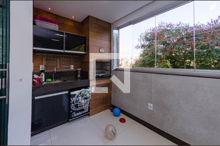 Varanda de apartamento para alugar com 3 quartos, 132m² em Buritis, Belo Horizonte