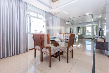 Sala de apartamento à venda com 4 quartos, 140m² em Alto Barroca, Belo Horizonte