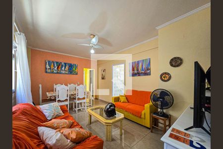 Sala de apartamento para alugar com 2 quartos, 90m² em Jardim Enseada, Guarujá