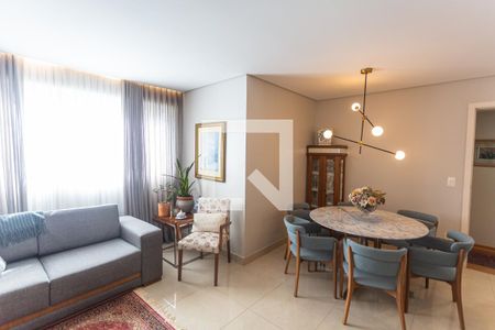Sala de apartamento para alugar com 2 quartos, 67m² em Sion, Belo Horizonte