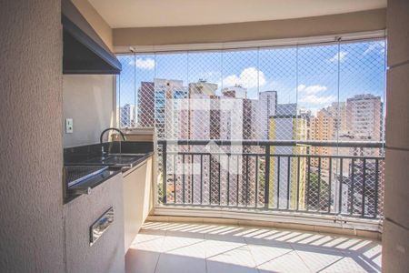 Varanda Gourmet de apartamento à venda com 2 quartos, 67m² em Chácara Inglesa, São Paulo