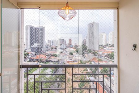 Varanda da Sala  de apartamento à venda com 2 quartos, 52m² em Vila Firmiano Pinto, São Paulo