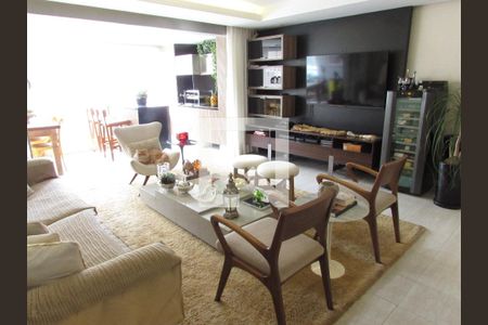 Sala de apartamento à venda com 4 quartos, 142m² em Paraíso do Morumbi, São Paulo