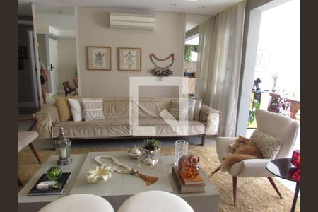 Sala de apartamento à venda com 4 quartos, 142m² em Paraíso do Morumbi, São Paulo