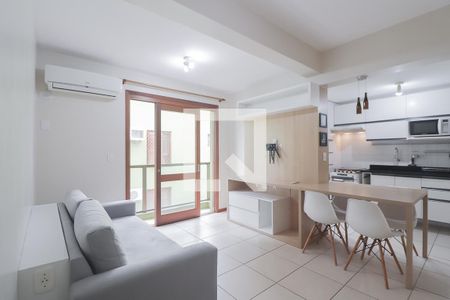 Sala  de apartamento à venda com 1 quarto, 40m² em Centro, São Leopoldo