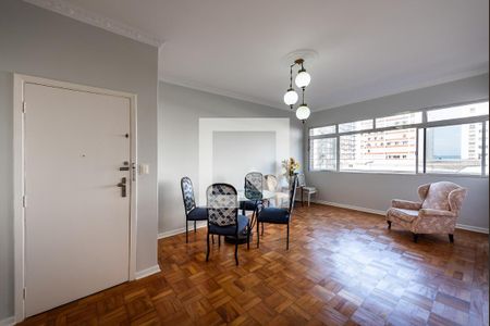 Sala de apartamento para alugar com 3 quartos, 126m² em Gonzaga, Santos