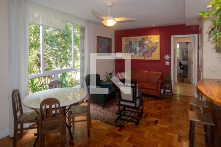 Sala de apartamento para alugar com 2 quartos, 75m² em Gávea, Rio de Janeiro