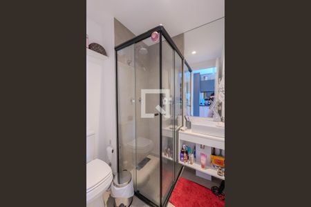 Banheiro de kitnet/studio à venda com 1 quarto, 18m² em Bela Vista, São Paulo