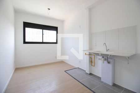 Sala - Cozinha - Área de serviço de apartamento à venda com 1 quarto, 25m² em Sé, São Paulo