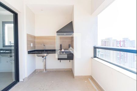Varanda Gourmet de apartamento à venda com 3 quartos, 135m² em Vila Assunção, Santo André