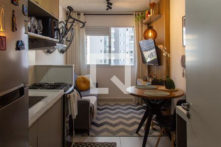 Sala de apartamento para alugar com 1 quarto, 27m² em Barra Funda, São Paulo