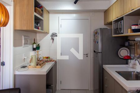 Cozinha de apartamento à venda com 1 quarto, 27m² em Barra Funda, São Paulo