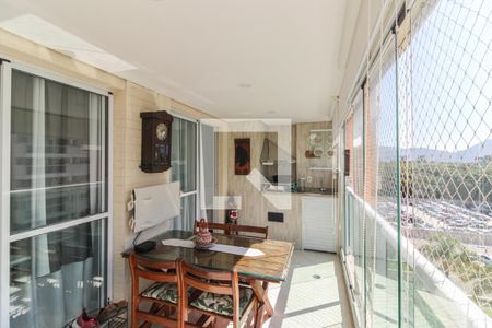 Varanda Sala de apartamento à venda com 3 quartos, 90m² em Recreio dos Bandeirantes, Rio de Janeiro