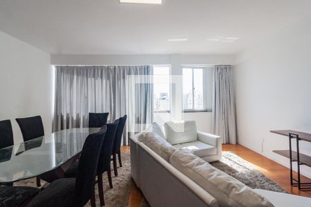 Sala  de apartamento para alugar com 2 quartos, 112m² em Centro, Florianópolis