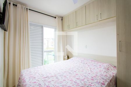 Quarto 1 - Suíte de apartamento à venda com 2 quartos, 100m² em Vila Alzira, Santo André