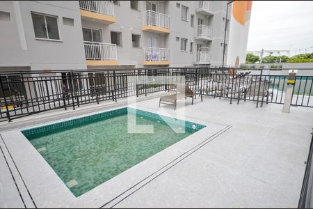 Área comum - Piscina de apartamento à venda com 1 quarto, 44m² em São Cristóvão, Rio de Janeiro