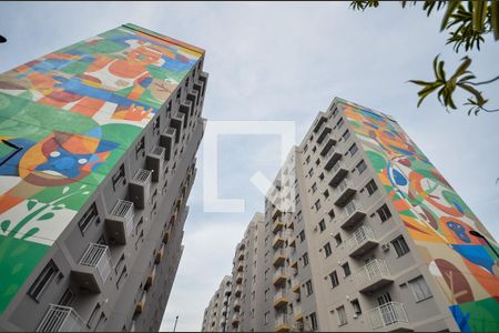 Fachada do bloco de apartamento à venda com 1 quarto, 44m² em São Cristóvão, Rio de Janeiro