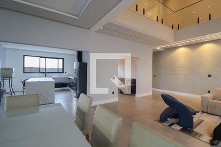 Sala de casa de condomínio à venda com 4 quartos, 390m² em Medeiros, Jundiaí